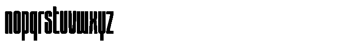 Unlimited Medium Ultra Condensed Font LOWERCASE