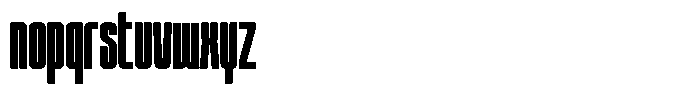 Unlimited Semi Bold Ultra Condensed Font LOWERCASE