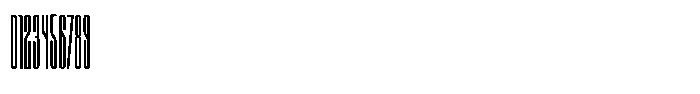 Unlimited Thin Ultra Condensed Font OTHER CHARS