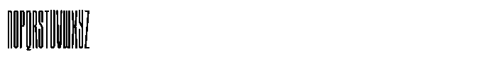 Unlimited Thin Ultra Condensed Font UPPERCASE