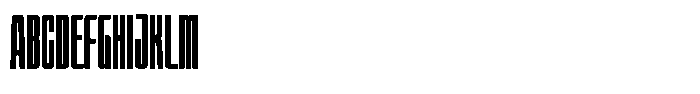 Unlimited Ultra Condensed Font UPPERCASE