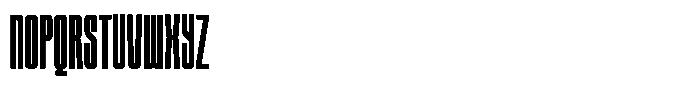 Unlimited Ultra Condensed Font UPPERCASE