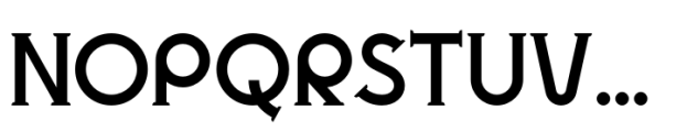 Unoflange Rd Regular Font UPPERCASE