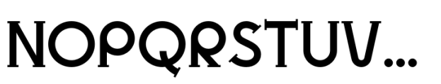 Unoflange St Regular Font UPPERCASE
