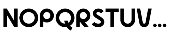 Unoset Rd Bold Font UPPERCASE