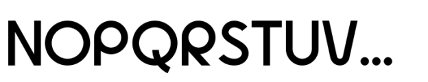 Unoset Rd Regular Font UPPERCASE