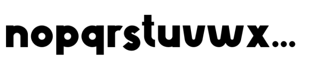 Unoset St Black Font LOWERCASE