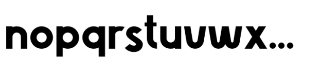 Unoset St Bold Font LOWERCASE