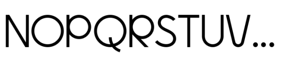 Unoset St Light Font UPPERCASE