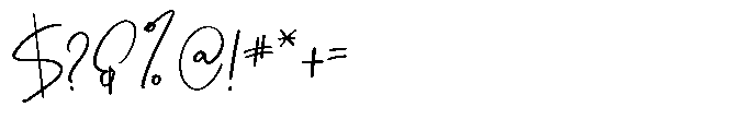 Unstoppable Font OTHER CHARS