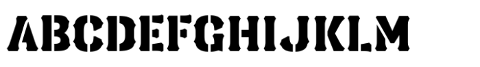 Unthroned Stencil FONT