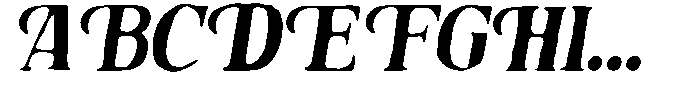 Untold Chapter Serif Slant Font UPPERCASE