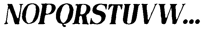 Untold Chapter Serif Slant Font LOWERCASE