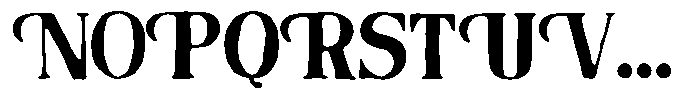 Untold Chapter Serif Font UPPERCASE