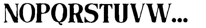 Untold Chapter Serif Font LOWERCASE