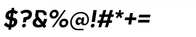 Unytour Display Bold Italic Font OTHER CHARS