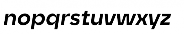 Unytour Display Bold Italic Font LOWERCASE