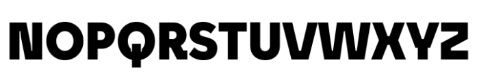 Unytour Display Narrow Heavy Font UPPERCASE
