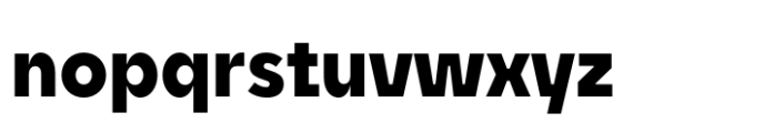 Unytour Display Pro Narrow Black Font LOWERCASE