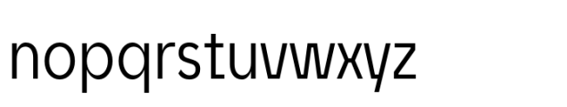 Unytour Display Regular Condensed Font LOWERCASE
