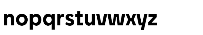 Unytour Extra Bold Narrow Font LOWERCASE