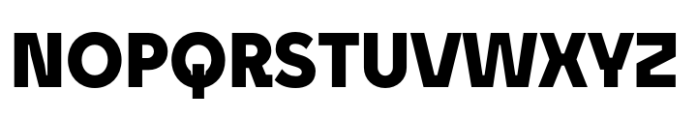 Unytour Heavy Narrow Font UPPERCASE