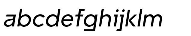 Unytour Medium Italic Font LOWERCASE