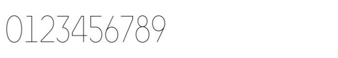 Unytour Pro Condensed Thin Font OTHER CHARS