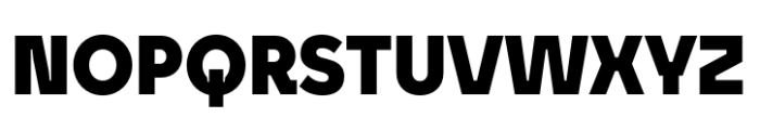 Unytour Pro Narrow Heavy Font UPPERCASE