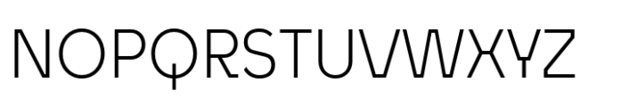 Unytour Pro Narrow Light Font UPPERCASE