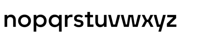 Unytour Pro Semi Bold Font LOWERCASE