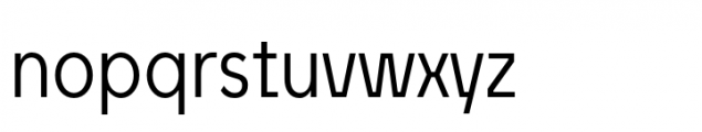 Unytour Regular Condensed Font LOWERCASE