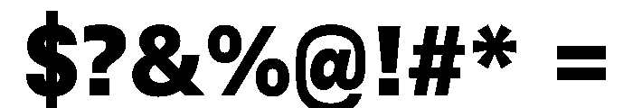 UN 11ST Black Instance Font OTHER CHARS