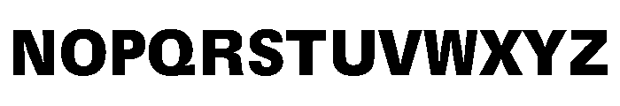 UN 11ST Black Instance Font UPPERCASE