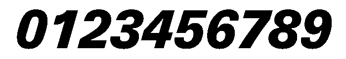 UN 11ST BlackItalic Font OTHER CHARS