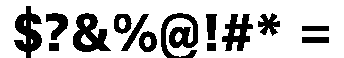 UN 11ST Bold Instance Font OTHER CHARS