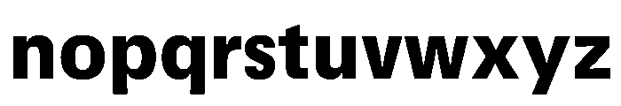 UN 11ST Bold Instance Font LOWERCASE