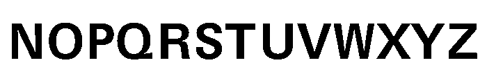 UN 11ST Bold Font UPPERCASE