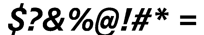 UN 11ST BoldItalic Font OTHER CHARS
