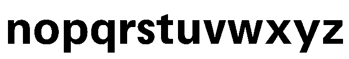UN 11ST Bold Font LOWERCASE