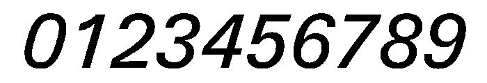 UN 11ST Italic Font OTHER CHARS