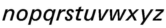 UN 11ST Italic Font LOWERCASE