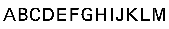UN 11ST Regular Instance Font UPPERCASE