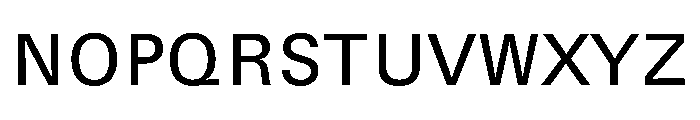 UN 11ST Regular Font UPPERCASE
