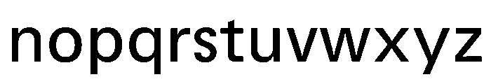 UN 11ST Regular Font LOWERCASE