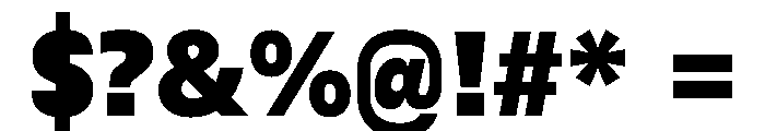 UN 11ST Ultra Instance Font OTHER CHARS