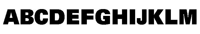 UN 11ST Ultra Font UPPERCASE