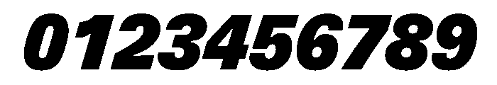 UN 11ST UltraItalic Font OTHER CHARS