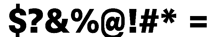 UN11ST Black Font OTHER CHARS