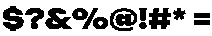 Unbounded Black Font OTHER CHARS